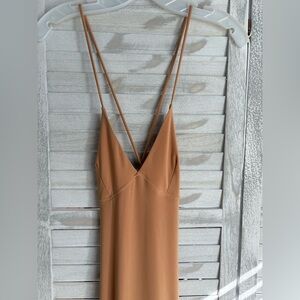 Gown spaghetti straps NWT Norma Kamali